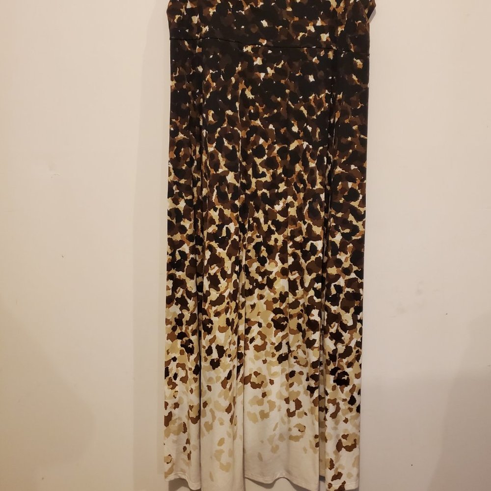 Lularoe Maxi Skirt Leopard Print size xl